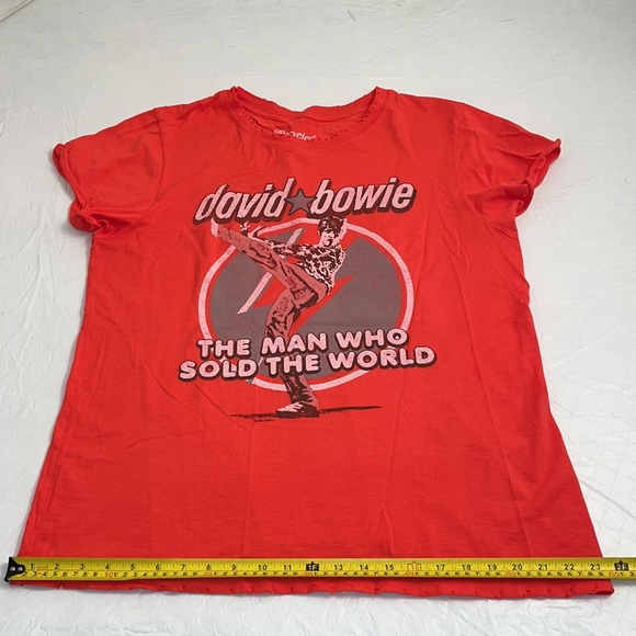 Recycled Karma David Bowie The Man Who Sold The World short sleeve t-shirt - Picture 9 of 11